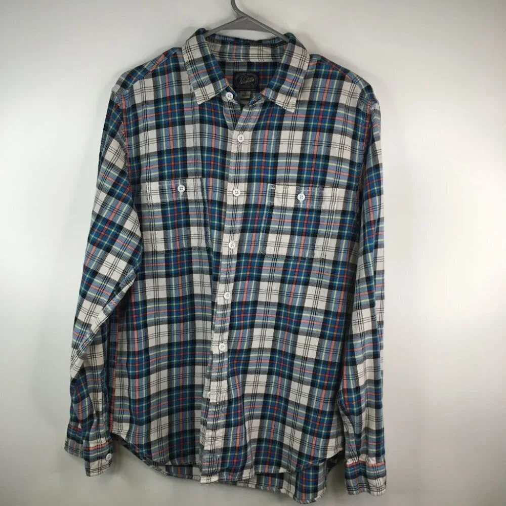 J. Crew Sportmen's Outfitter Plaid Shirt Size L
